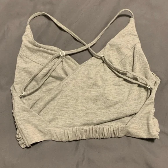 Cross Back Crop Top - Picture 2 of 3